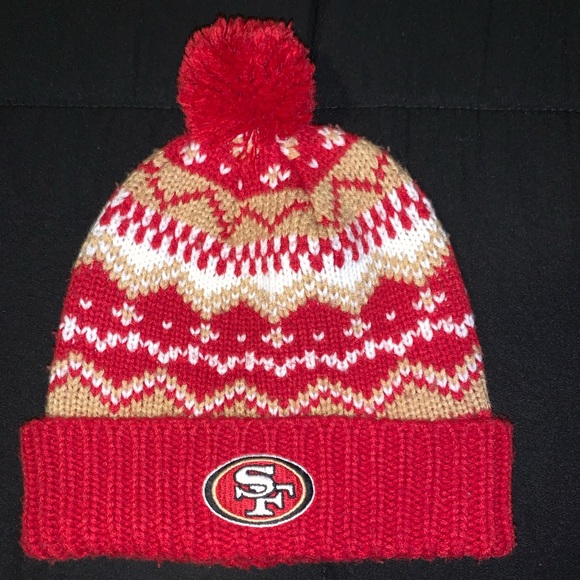 Other - San Francisco 49ers Pom Beanie